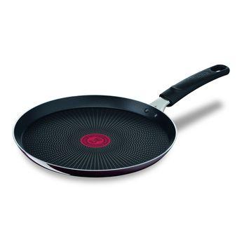 Frigideira para Crepes TEFAL Resist Intense D5221083 (Alumínio - Preto e Vermelho)