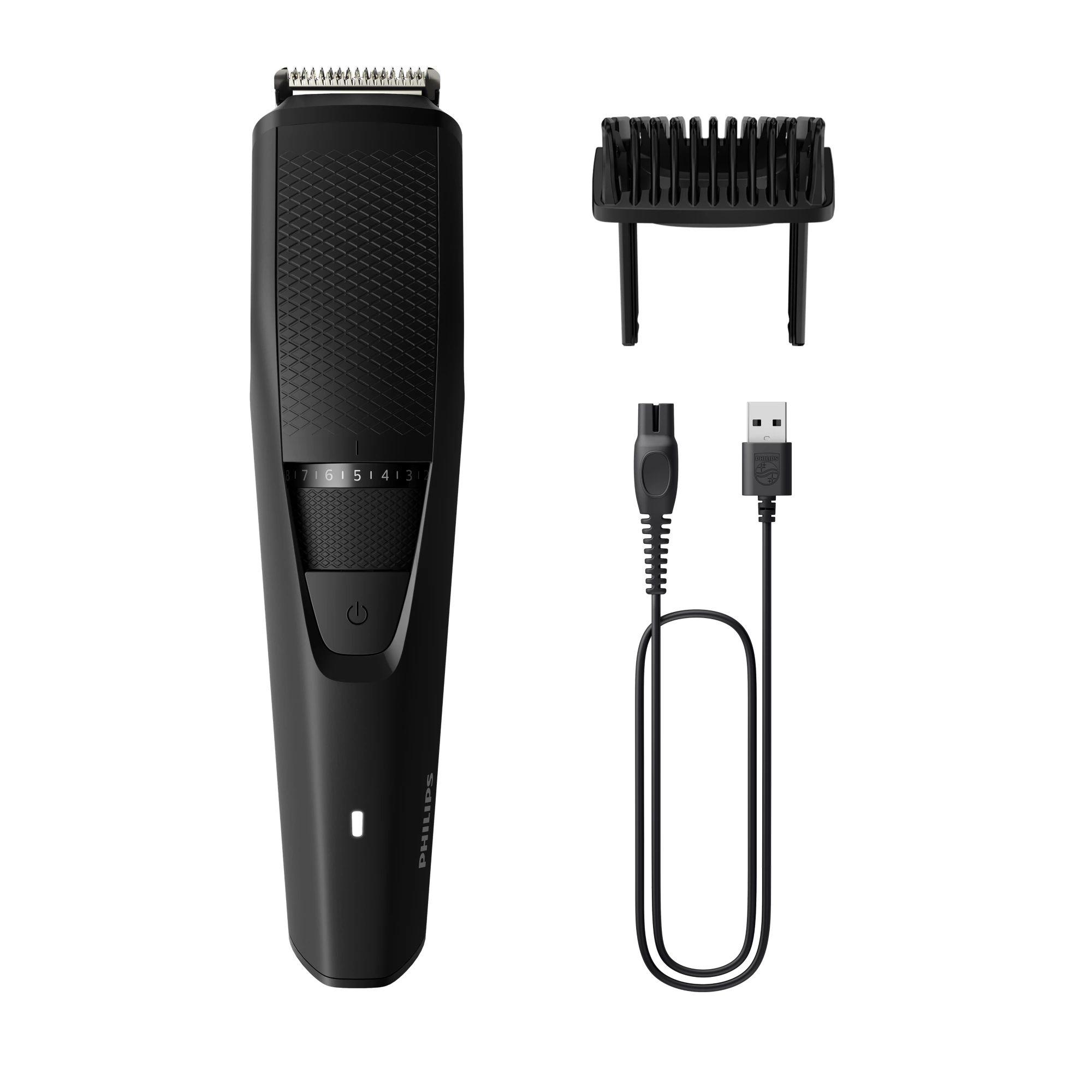 Aparador de Barba PHILIPS BT3234/15 (Aço inoxidável - Preto)