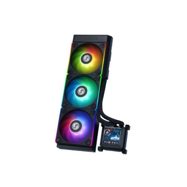 Water Cooler CPU AIO LIAN LI HydroShift II LCD-C 360CL (LGA 1700, LGA 1851, AM4, AM5 - 120 mm - 2600 RPM - Preto) — miniatura 3