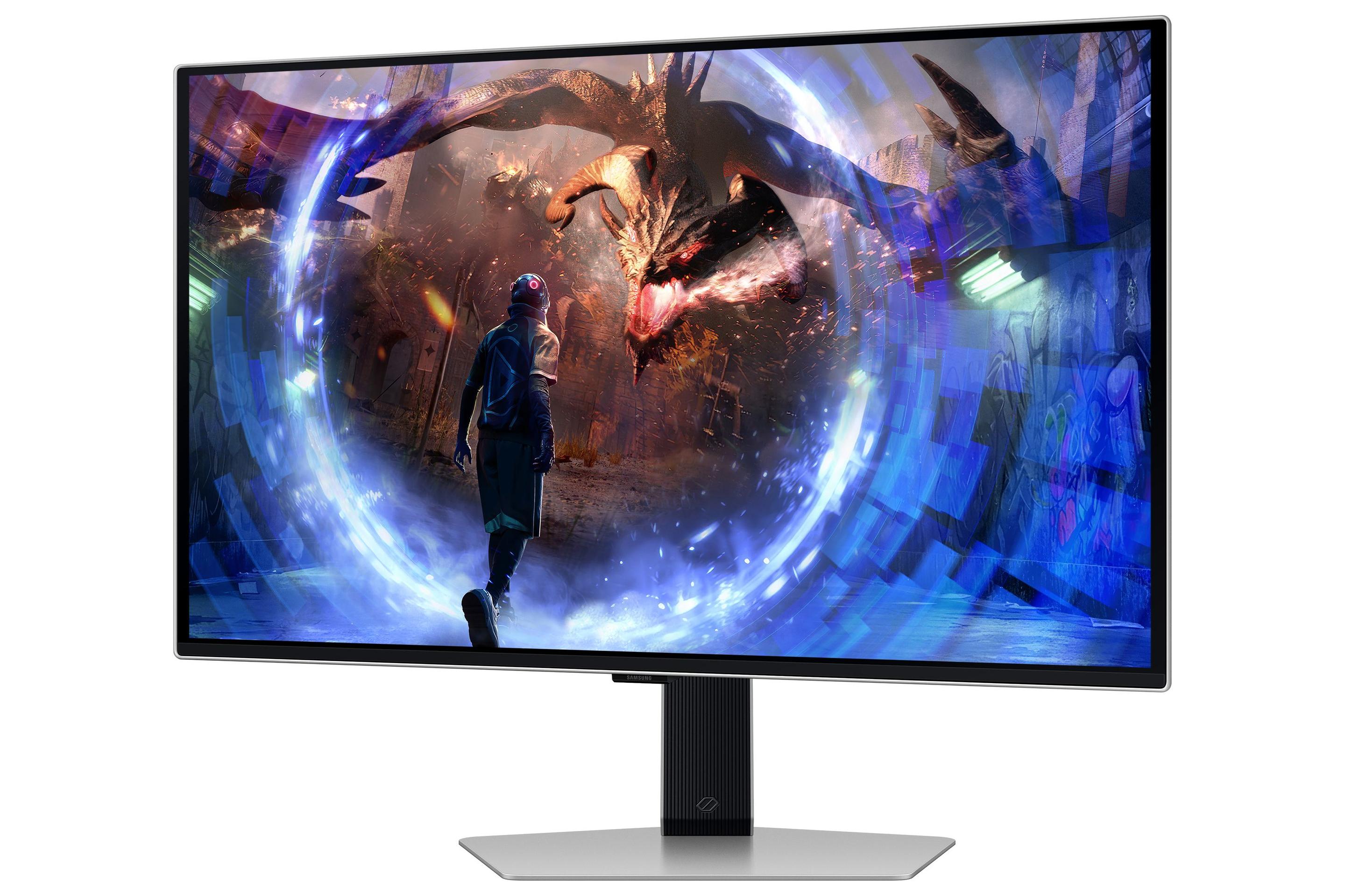 Monitor SAMSUNG Odyssey OLED G6 G60SD LS27DG600SUXEN (27" - OLED - 360 Hz - Prateado) — miniatura 2