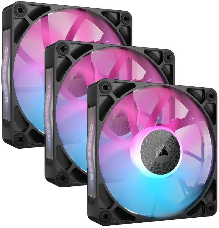 Conjunto de Ventoinhas CORSAIR iCUE LINK RX120 RGB (Preto), miniatura 4