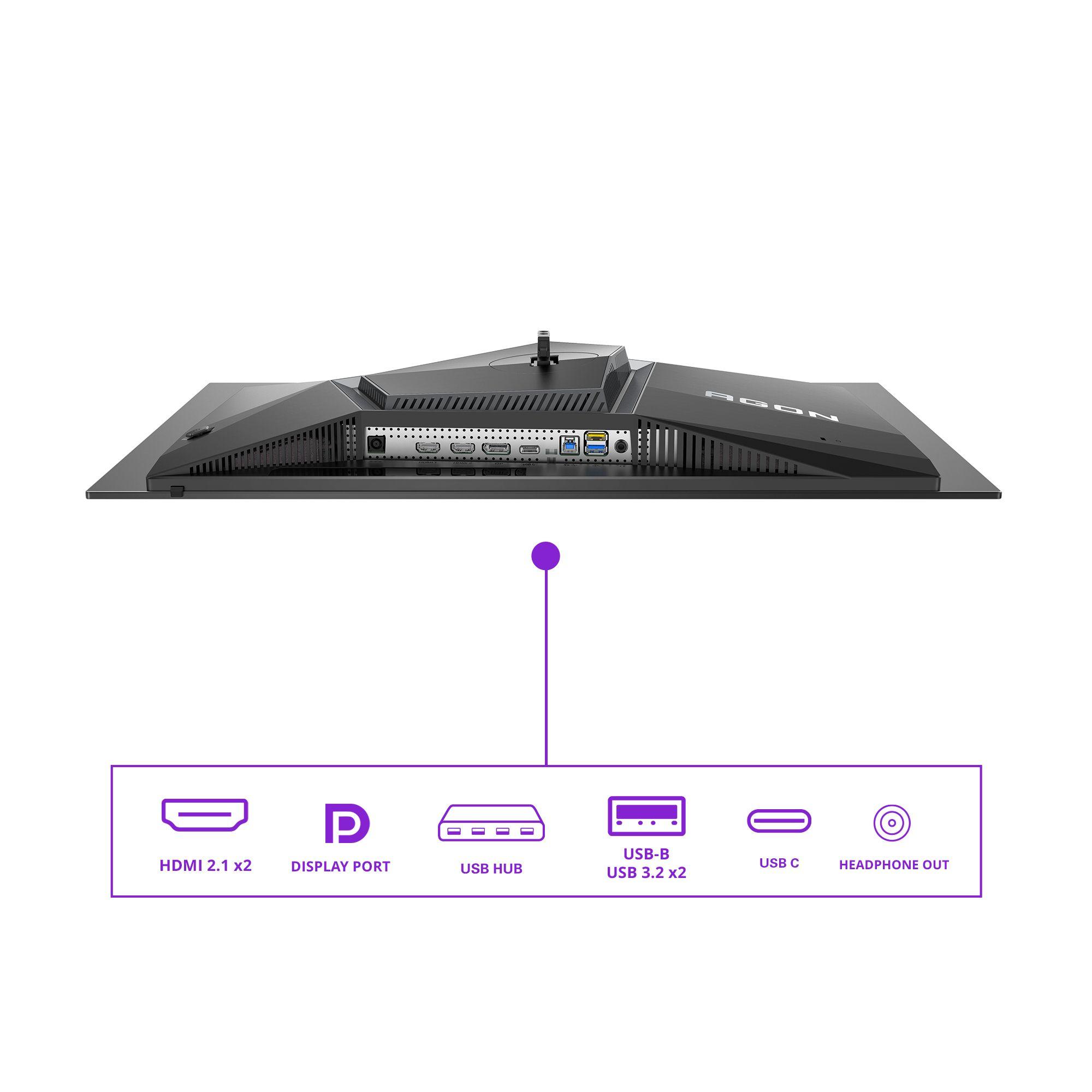 Monitor AOC AGON PRO AG276UZD (26,5" - OLED - 240 Hz - Preto) — miniatura 4