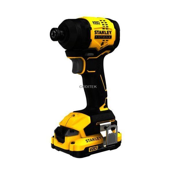 Chave de Impacto a Bateria STANLEY SFMCF811D1T-QW (18 V - Iões de lítio - Preto/Amarelo)