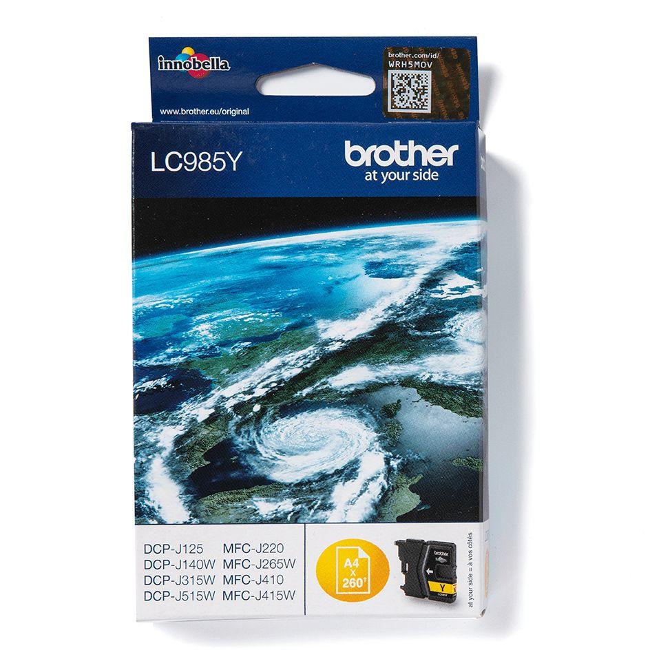 Tinteiro BROTHER LC985Y (260 páginas - Amarelo)
