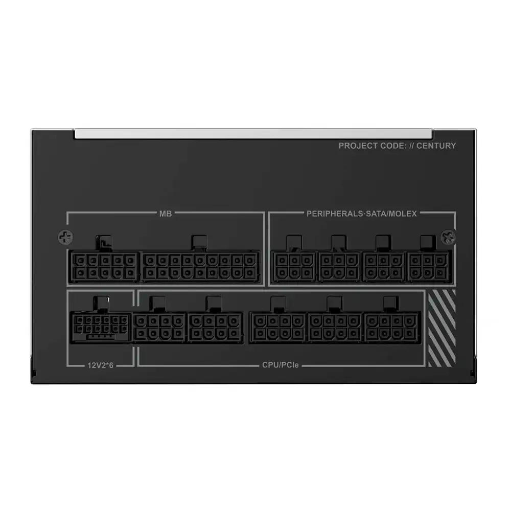 Fonte de Alimentação MONTECH Century II 1050W (ATX - 1050 W - 80 PLUS Gold - Prateado), miniatura 3