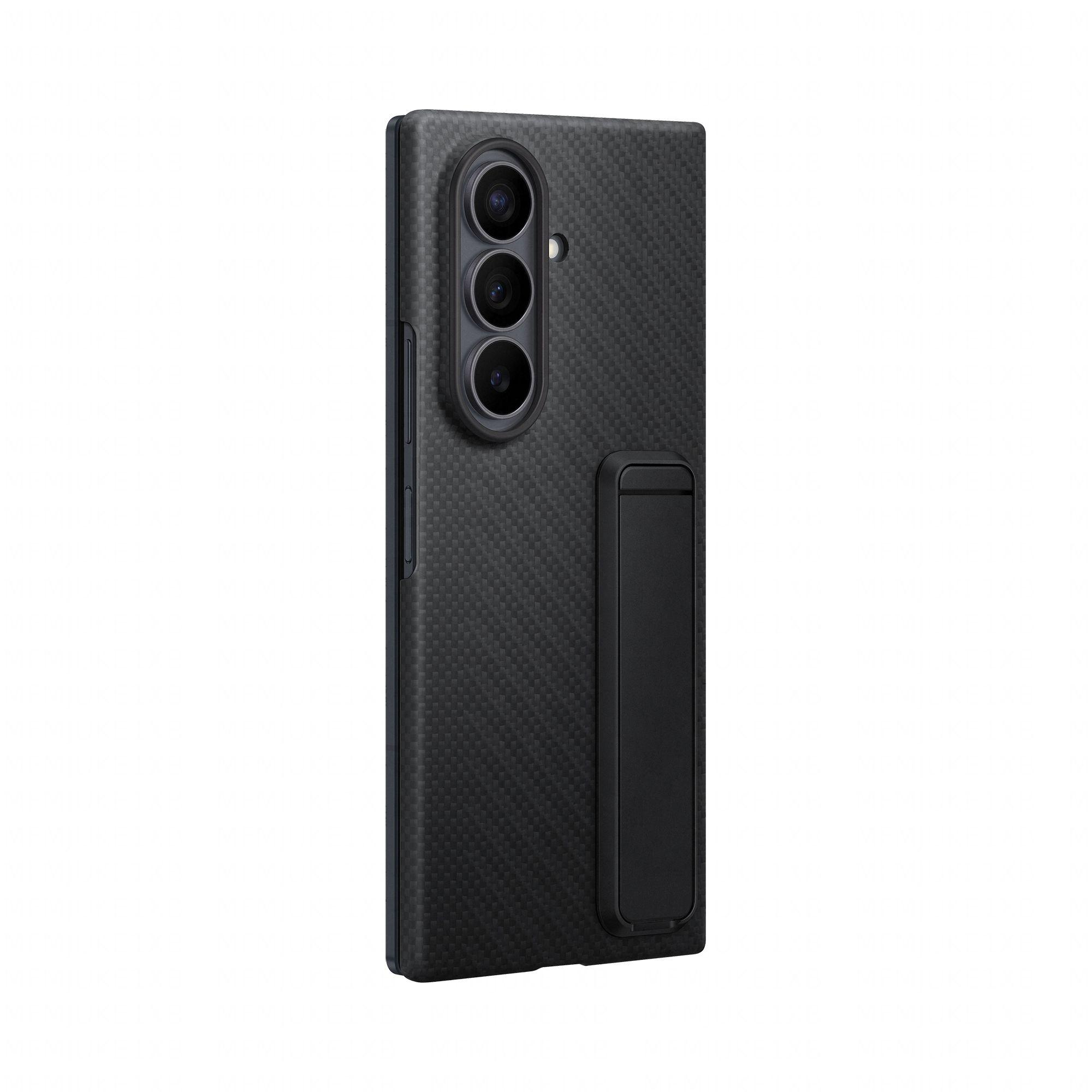 Capa SAMSUNG Carbon Standing Case EF-XF976SBEGWW (Carbono - Preto) — miniatura 4