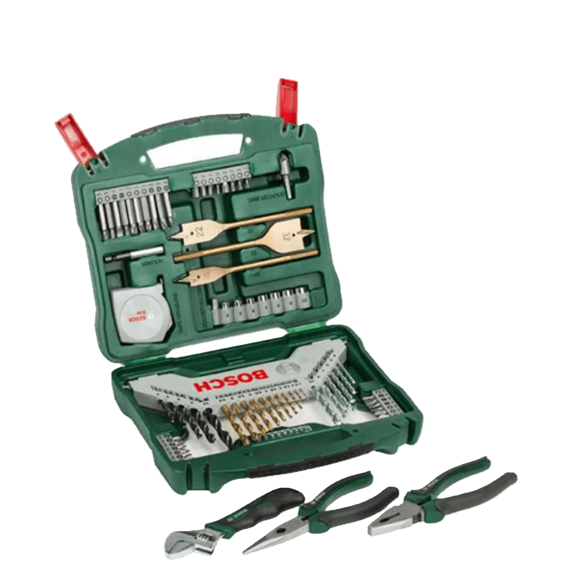 Conjunto de Brocas e Acessórios BOSCH Titanium X-Line 2607017197 (Aço rápido HSS)