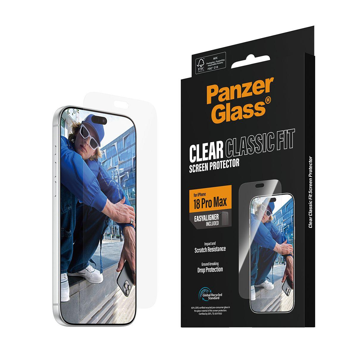 Película de Proteção de Ecrã PANZERGLASS iPhone 18 Pro Max (Apple iPhone 18 Pro Max - Transparente) — miniatura 6