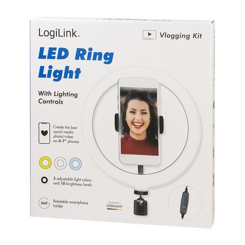 Anel de Iluminação LOGILINK AA0151 (USB - 1/4 polegadas - Preto) — miniatura 8