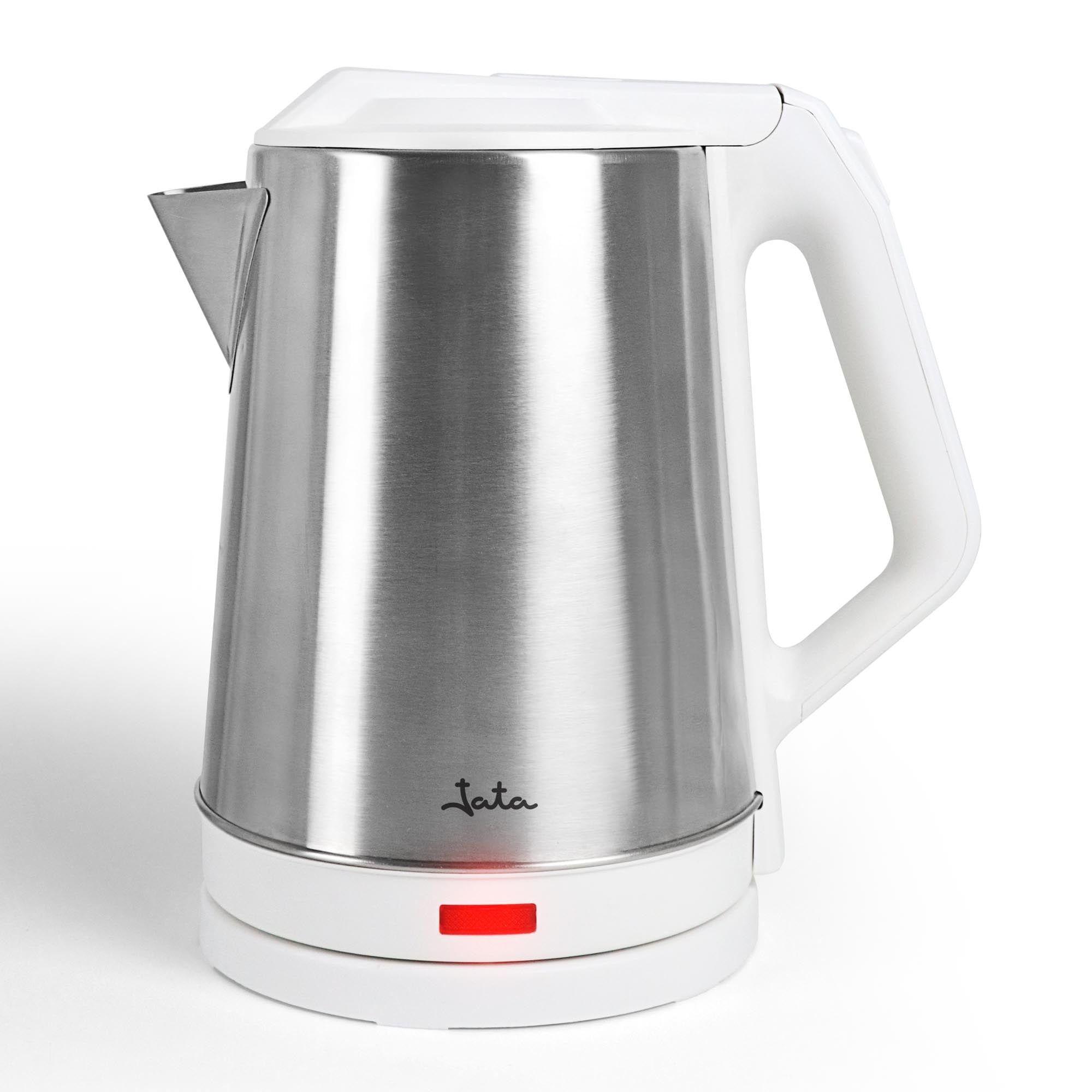 Chaleira JATA JEHA1723 (1500 W - 2 L - Altura 240 mm (embalagem) - Aço inoxidável e Branco)