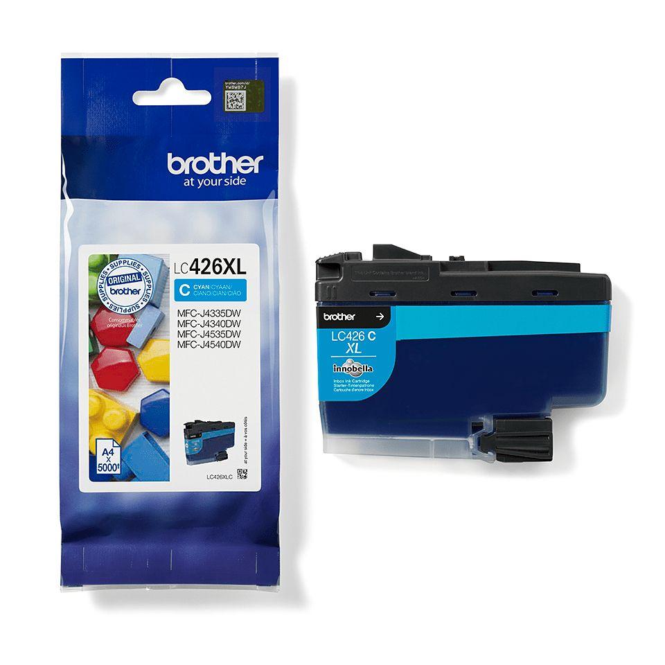 Tinteiro BROTHER LC426XLC (5000 páginas - Ciano), miniatura 4