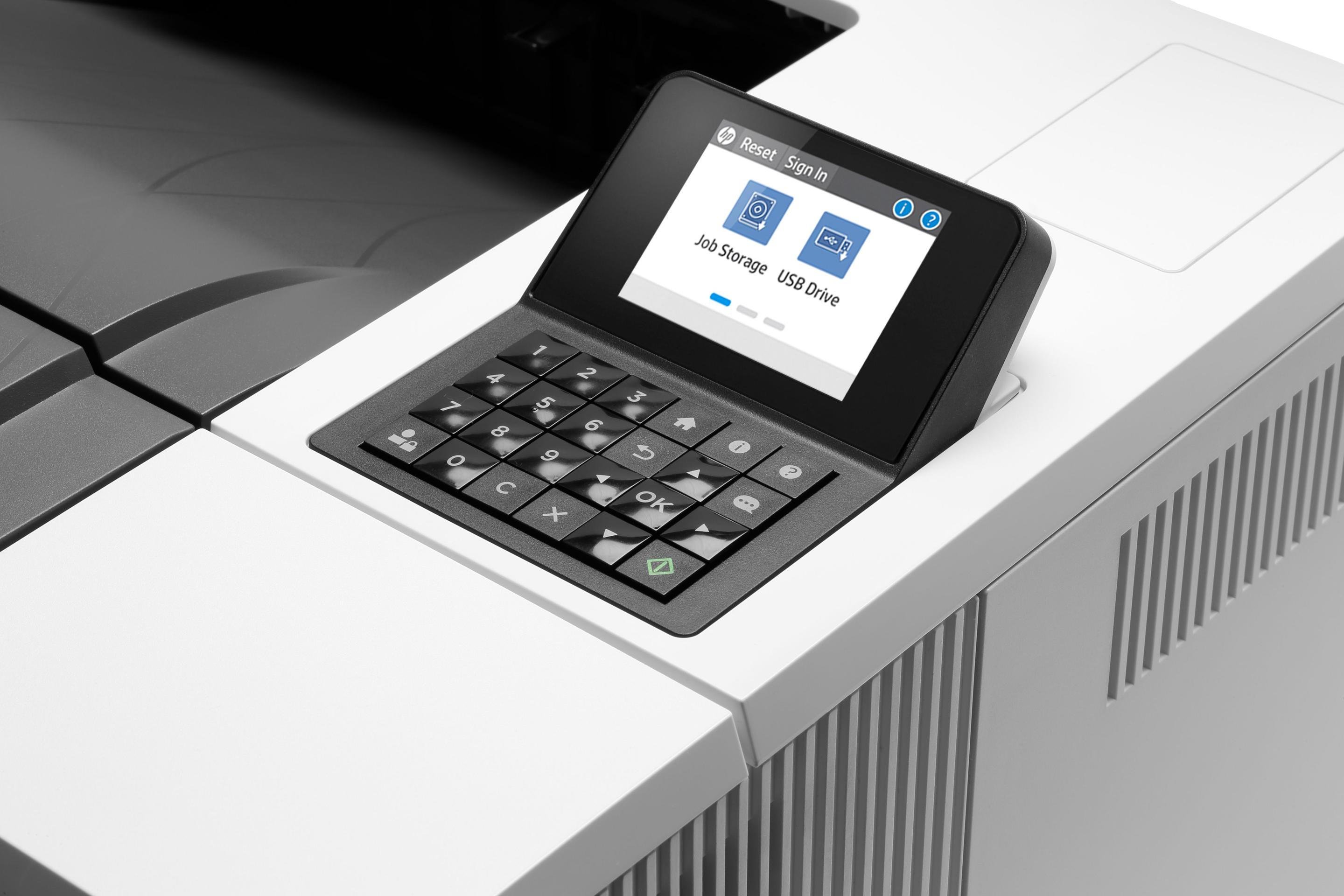 Impressora Laser Monocromática HP LaserJet Enterprise M507dn (A4 - Impressão a preto e branco - 650 folhas - Branco) — miniatura 5