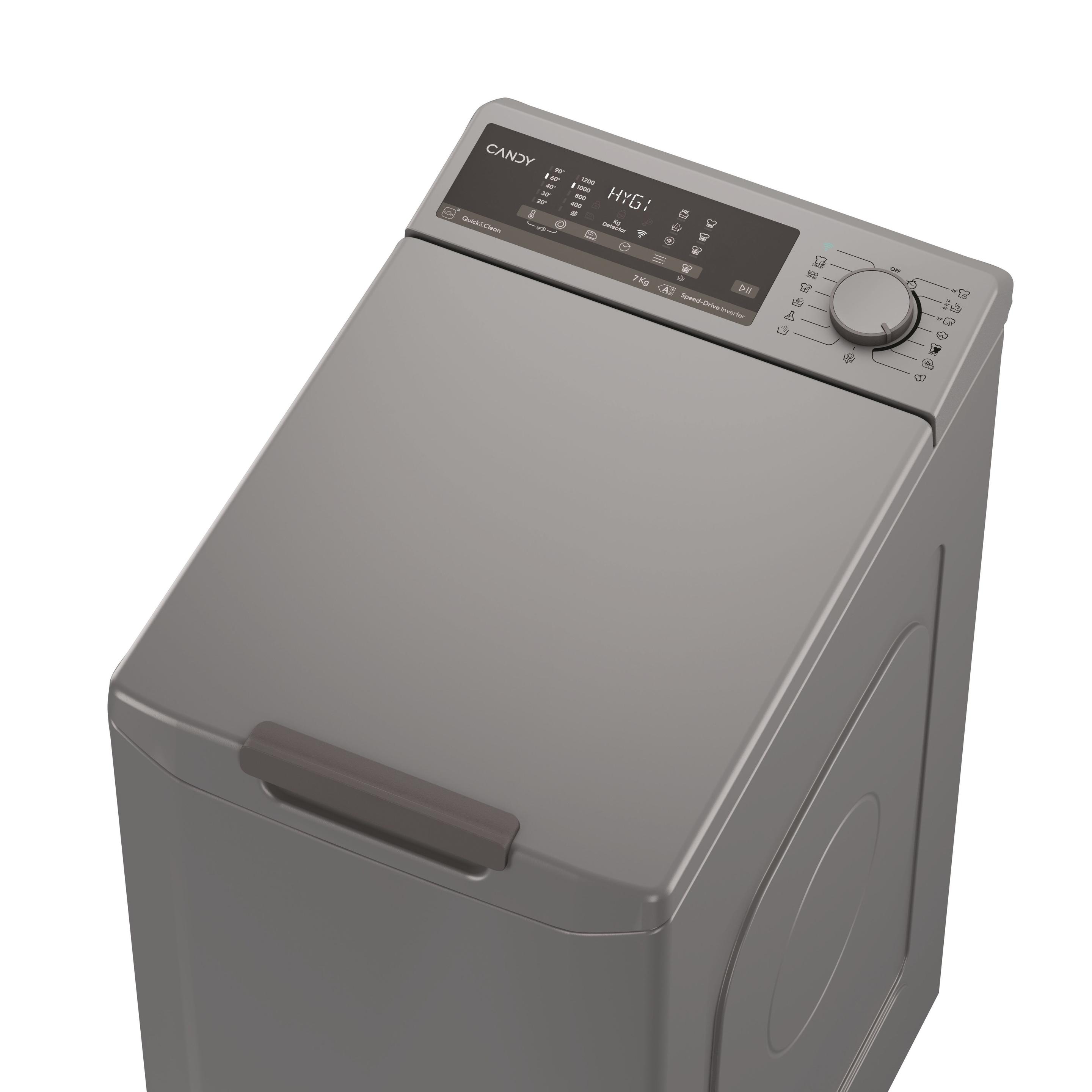 Máquina de Lavar Roupa Independente CANDY TCAS274TMR5S (1200 RPM - B - C - Antracite) — miniatura 5