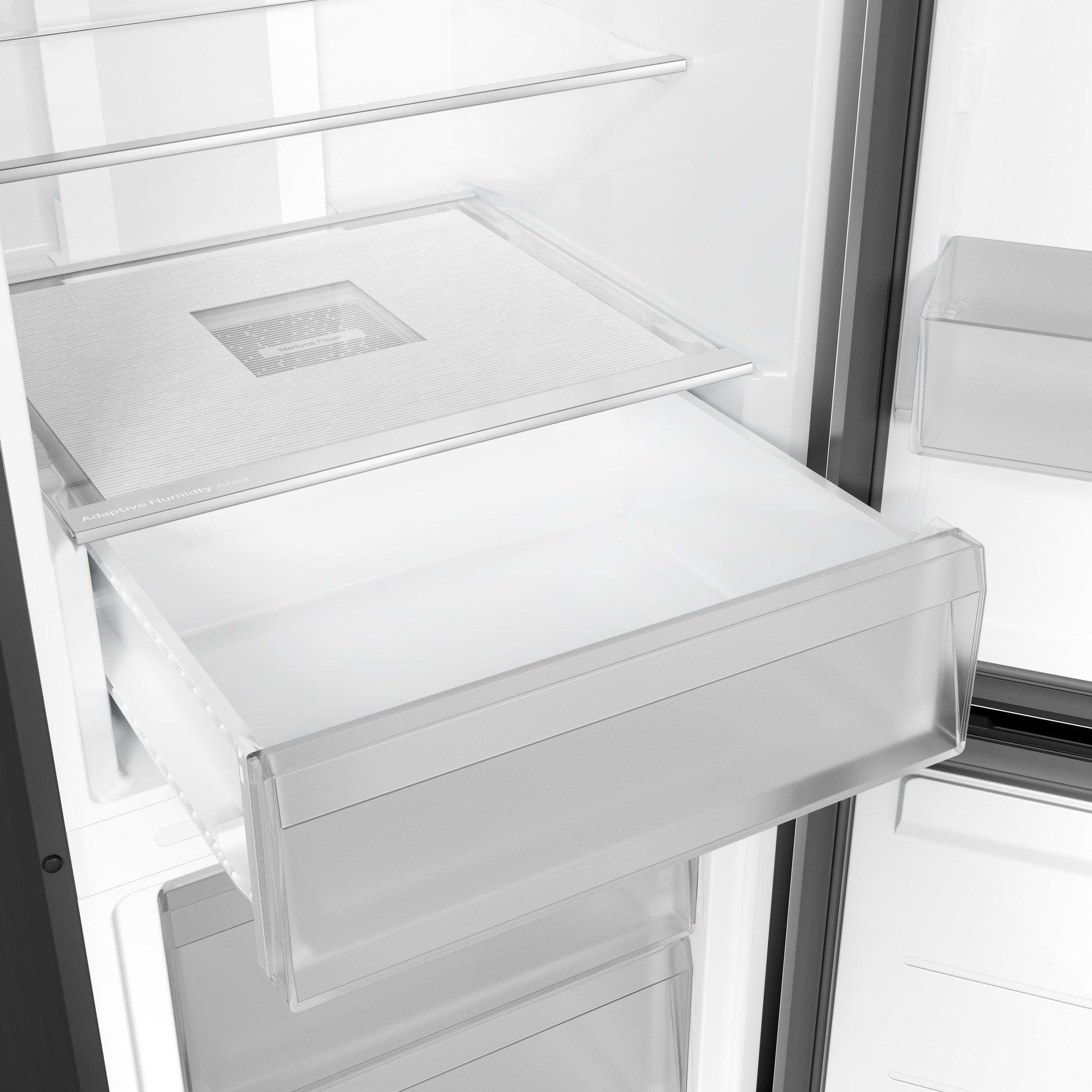 Frigorífico Combinado Independente CANDY CNCQ2T6S18DX (315 L - 185x59,5x59,9 cm - 185 cm - Inox), miniatura 10