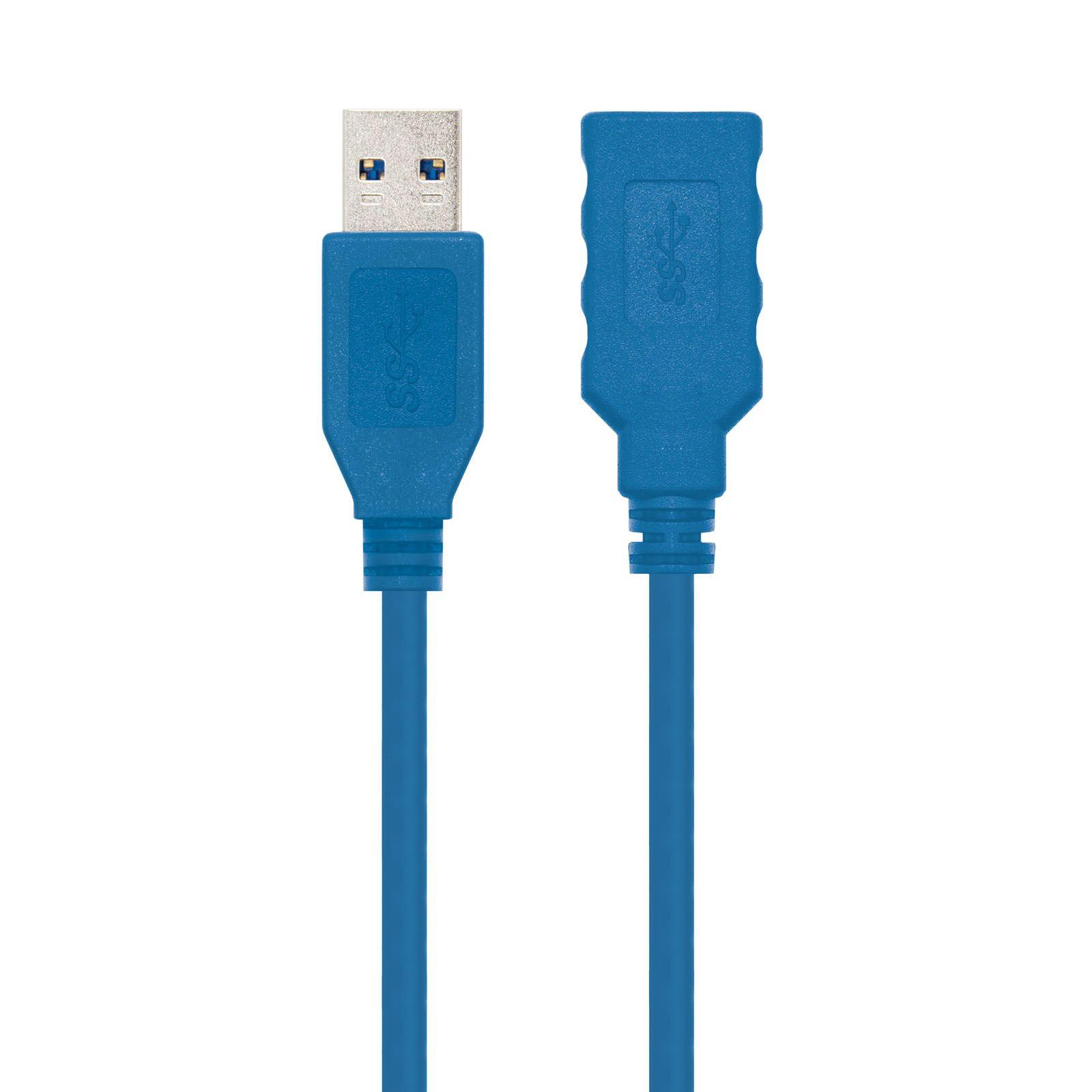 Cabo de Extensão USB NANO CABLE 10.01.0901-BL (1 m - USB Tipo A - Azul) — miniatura 2