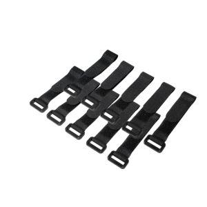 Abraçadeiras de Velcro LOGILINK KAB0056 (Nylon - Preto)
