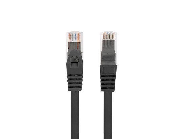 Cabo de Rede RJ45 LANBERG PCU6-10CU-0050-BK (0,5 m - Cat6 - RJ-45 - Preto)