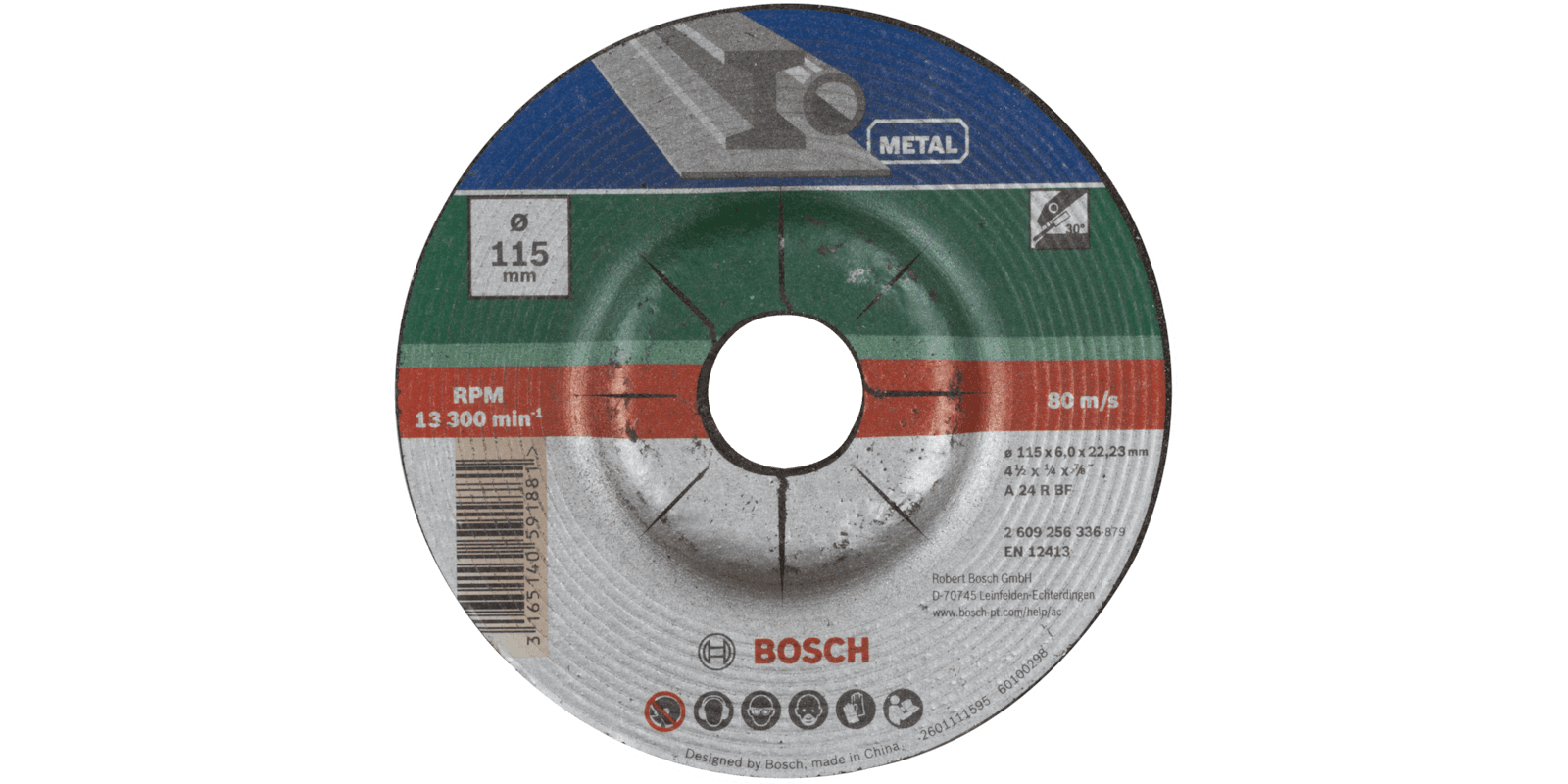Disco de Desbaste BOSCH 2609256339 (Metal), miniatura 2
