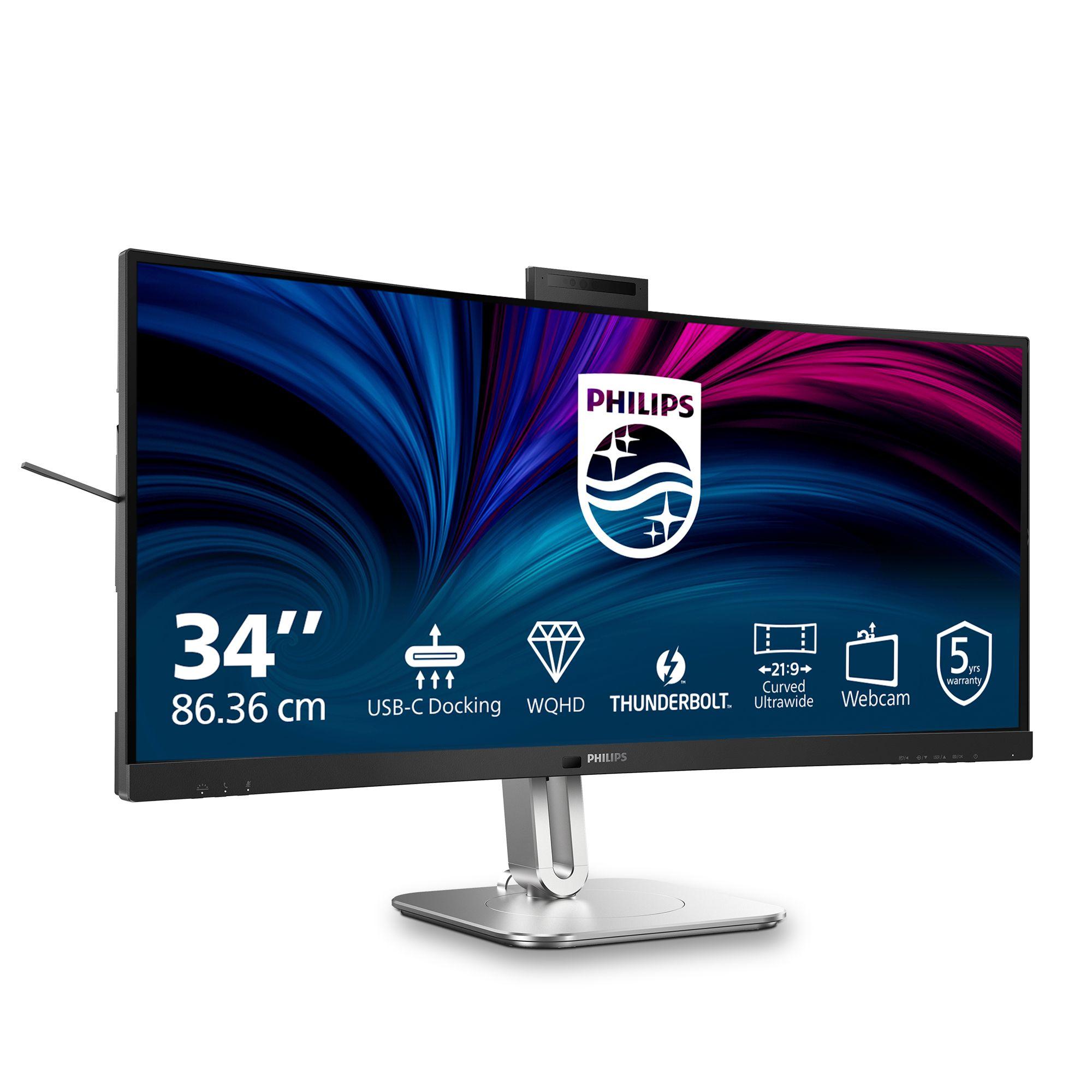 Monitor PHILIPS 34B2U6603CH/00 (34" - VA - 120 Hz - Cinzento) — miniatura 2