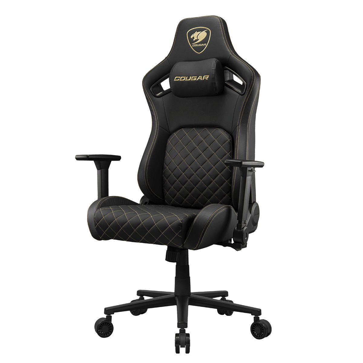 Cadeira Gaming COUGAR Defensor Gold (120 kg - 136,5 cm - 4D - Preto/Dourado), miniatura 3