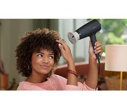 Secador de Cabelo PHILIPS BHD302/00 (Preto), miniatura 2