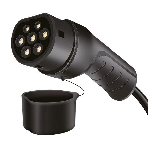 Cabo de Carregamento para Veículos Elétricos LOGILINK EVC0125 (Preto) — miniatura 3