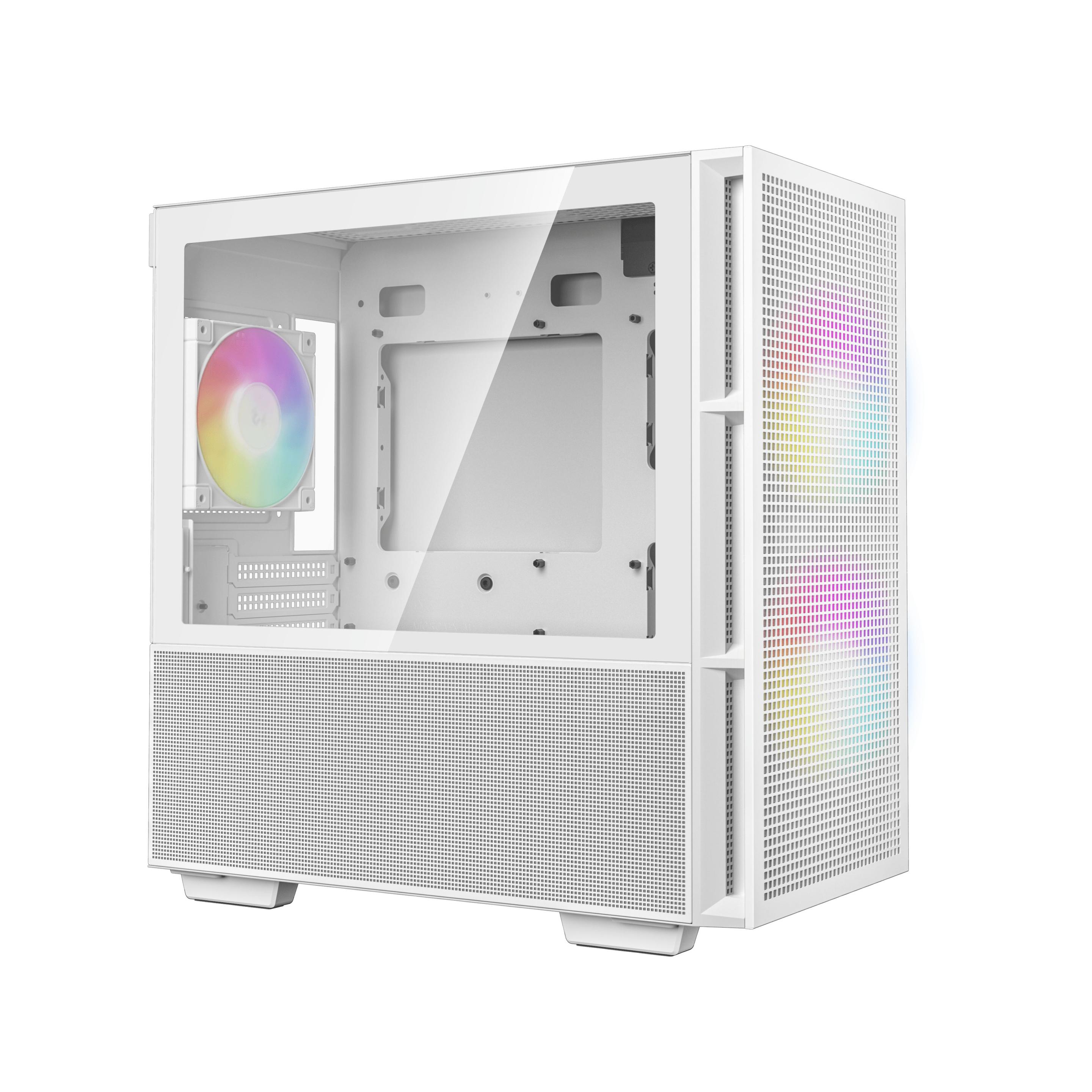 Caixa PC DEEPCOOL CH360 ARGB (Micro-ATX, Mini-ITX - ATX, PS2 - micro ATX, Mini-ITX - Branco) — miniatura 2