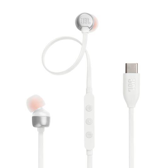 Auscultadores JBL Tune 310C (Binaural - Com fios - Intra-aural - Branco)