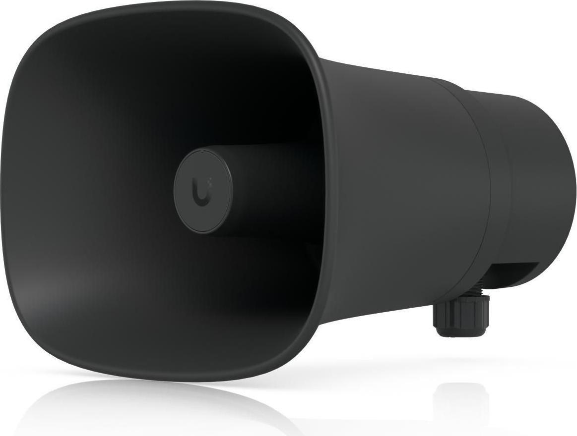Altifalante de Corneta UBIQUITI UP-AI-Horn-Speaker-B (PoE - IP66 - Preto)