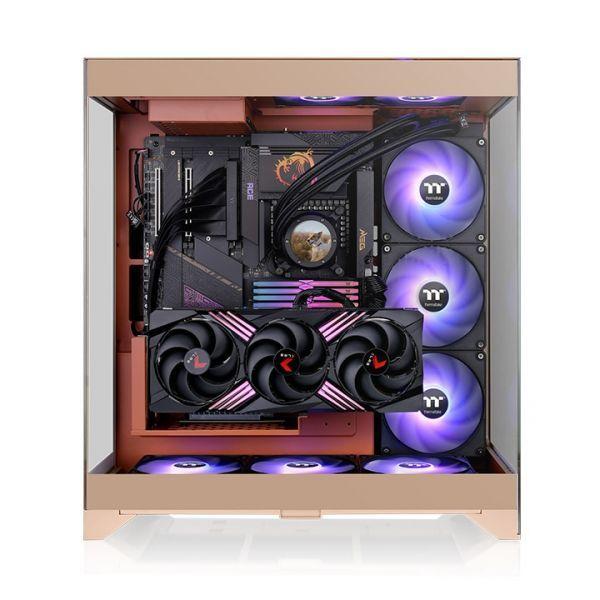 Caixa PC THERMALTAKE CTE E550 TG (ATX, EATX, micro ATX, Mini-ITX - PS2 - 2.5" - Areia) — miniatura 2