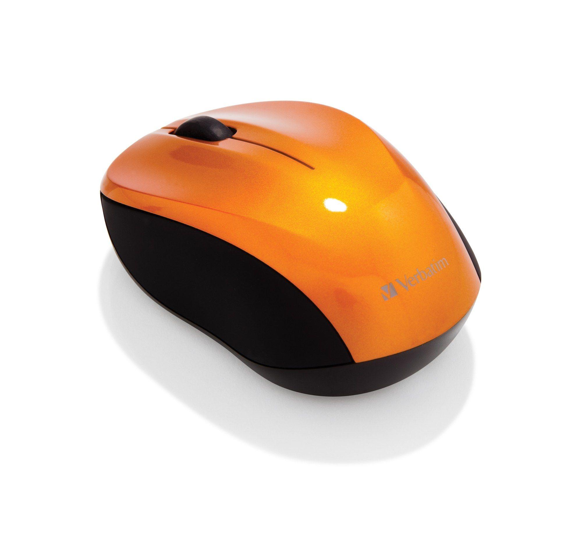 Rato VERBATIM Go Nano (Ambidestro - 1600 DPI - RF Wireless - Laranja), miniatura 2
