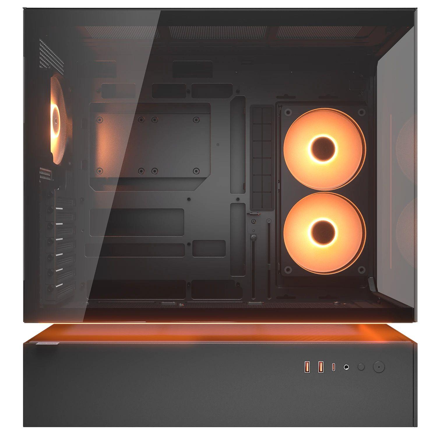 Caixa de Computador COUGAR CFV235 (ATX, CEB, Micro ATX, Mini-ITX - Midi Tower - Vidro, Aço - Preto) — miniatura 3