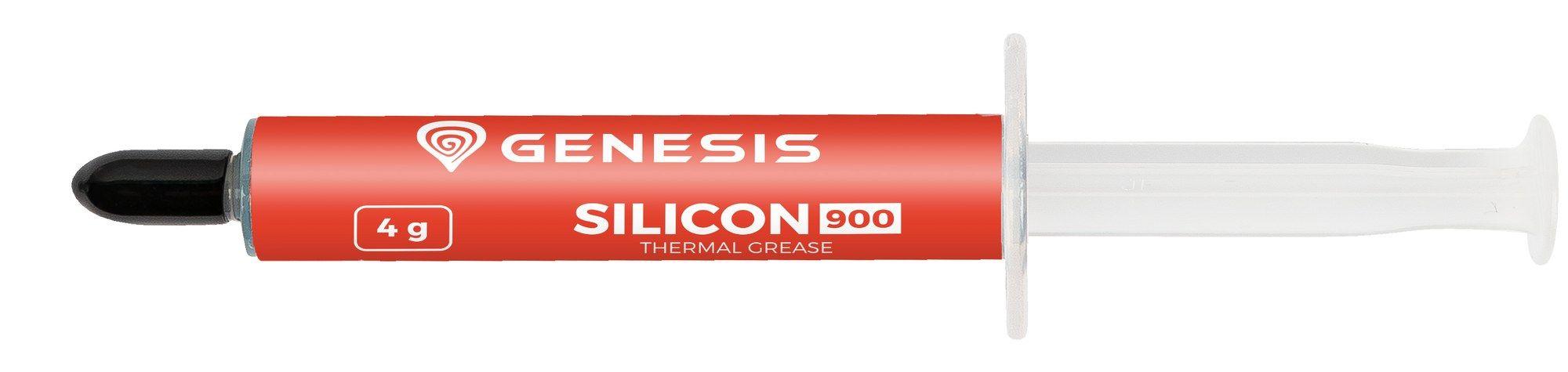 Pasta Térmica GENESIS Silicon 900 (Gordura térmica - 12,8 W/m·K - 2,8 g/cm³ - Cinzento)