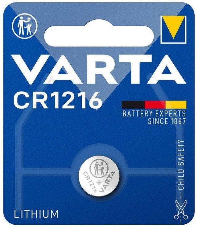 Pilha de Lítio Botão VARTA CR1216 (Alumínio), miniatura 3