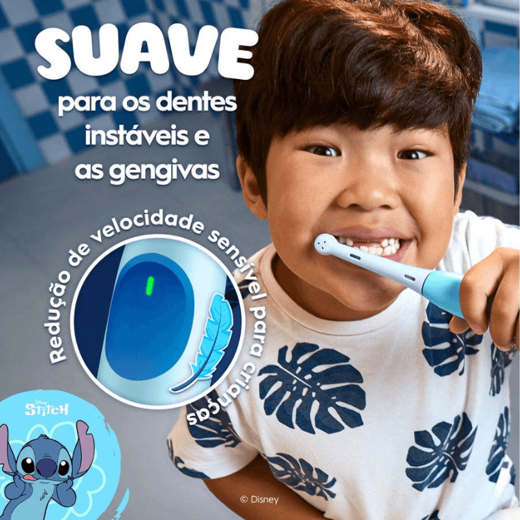 Escova de Dentes Elétrica ORAL-B iO2 Junior Stitch (Azul Claro) — miniatura 6