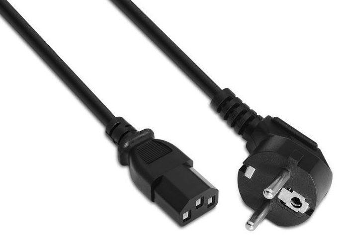 Cabo de Alimentação NANOCABLE 10.22.0103 (3 m - Acoplador C13 - CEE7/7 - Preto) — miniatura 3