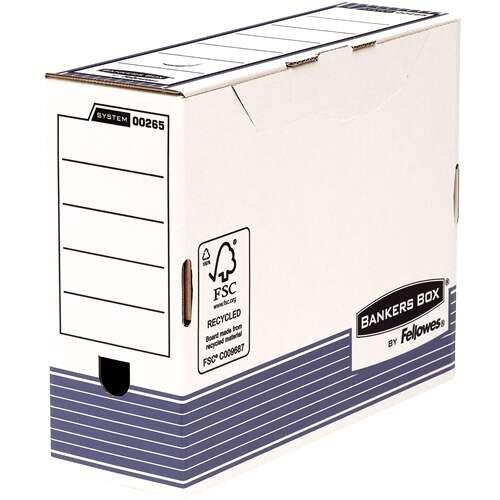 Caixa de Ficheiro Definitivo FELLOWES Bankers Box System (Cartão 100% reciclado - Azul), miniatura 3
