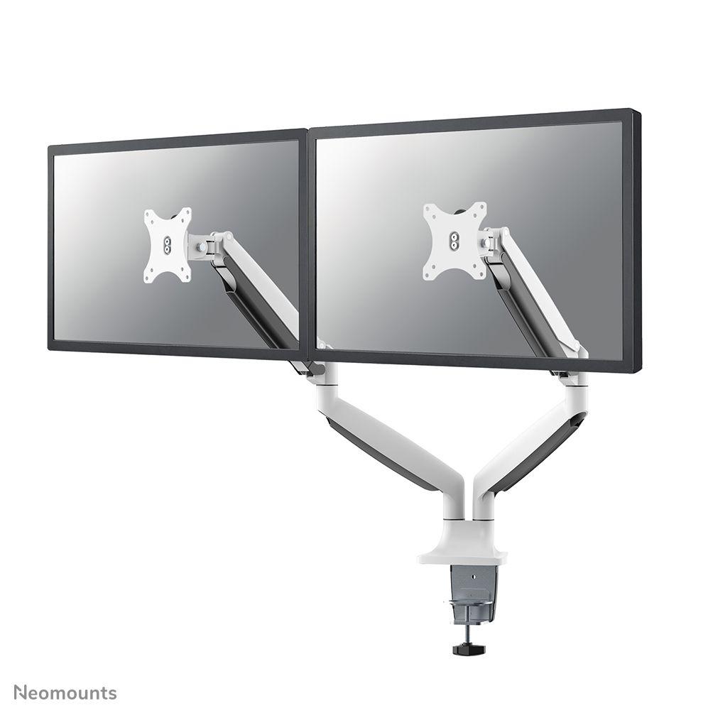 Suporte de Secretária para 2 Monitores NEOMOUNTS NM-D750DWHITE (81,3 cm - Branco)