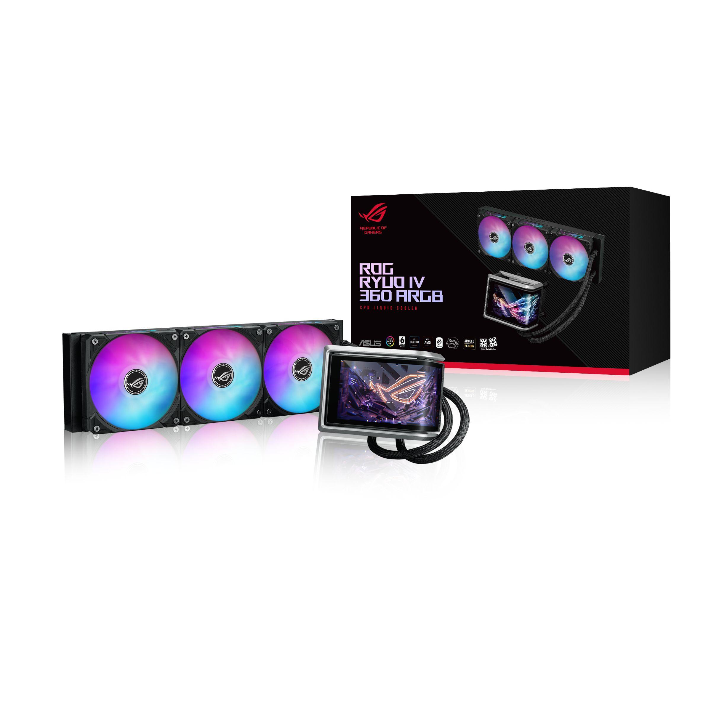 Refrigeração Líquida AIO ASUS ROG RYUO IV 360 ARGB (360 mm - Ecrã AMOLED 6,67" - Preto), miniatura 13