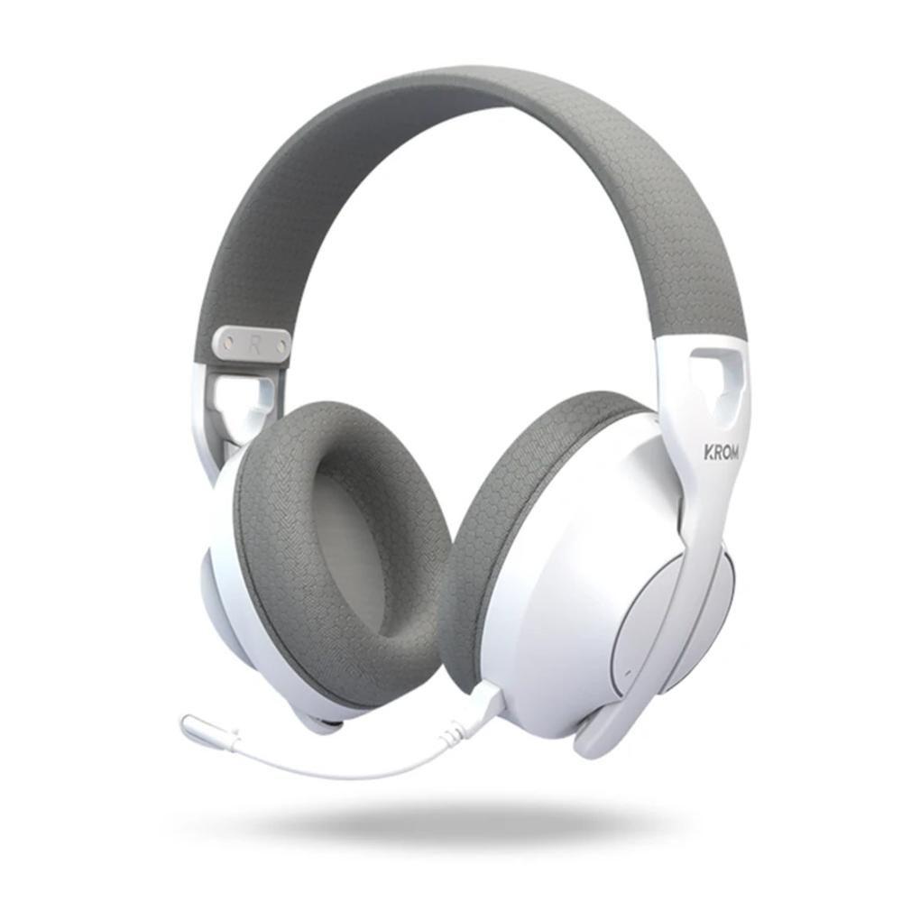 Headset Gaming KROM Phase (Headset Gaming - Circum-aural - 40 mm - Branco) — miniatura 2