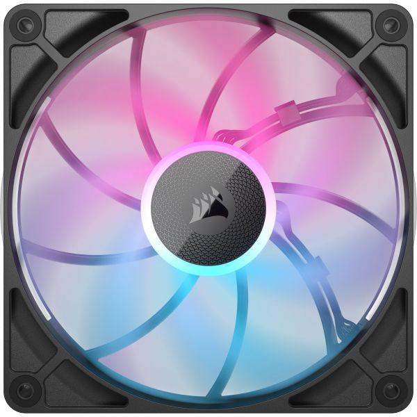 Pack de 2 Ventoinhas CORSAIR iCUE LINK RX140 MAX RGB (RGB multicolorida - Preto), miniatura 2
