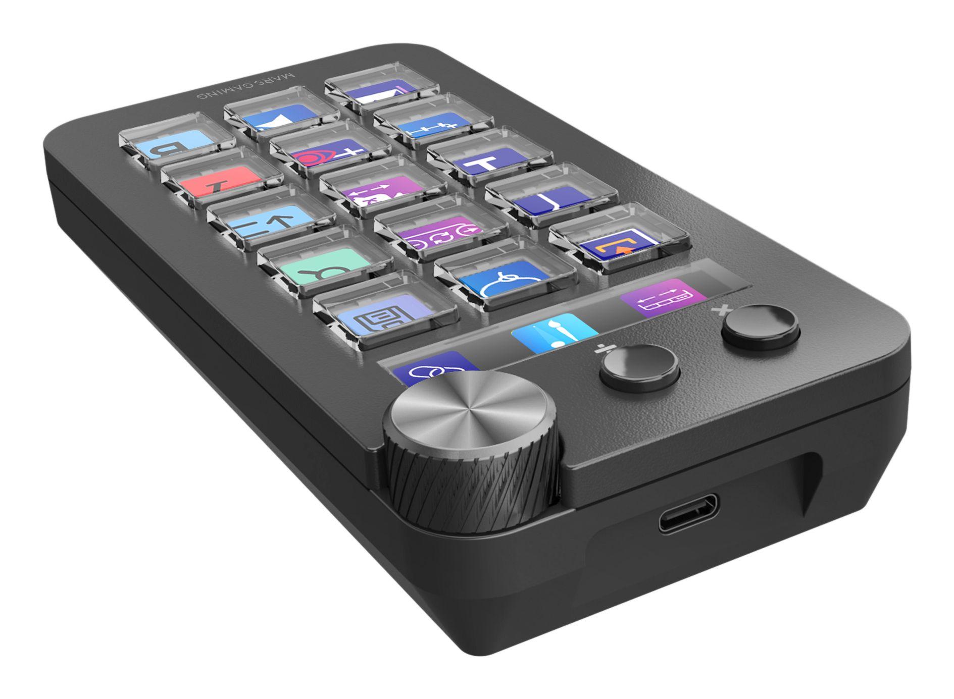 Control Deck MARS GAMING MSD-NEO (USB Tipo-C - Preto) — miniatura 3