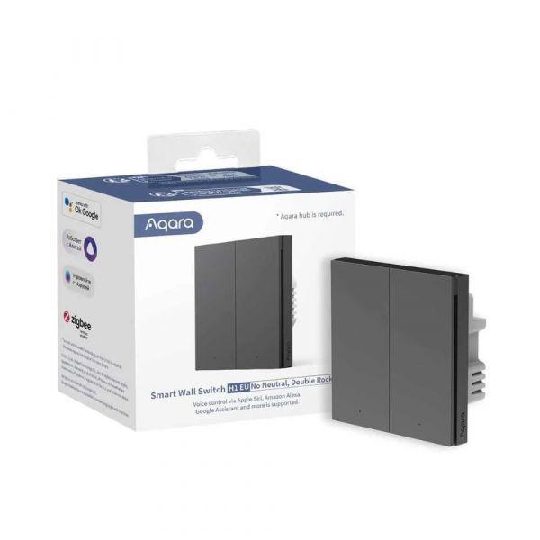 Interruptor Inteligente de Parede AQARA H1 EU WS-EUK02-G (Cinzento) — miniatura 2