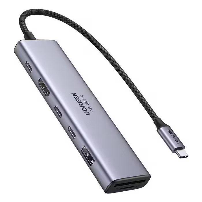 Hub USB-C UGREEN Revodok Pro 107 UG45521 (SD - Cinzento), miniatura 2