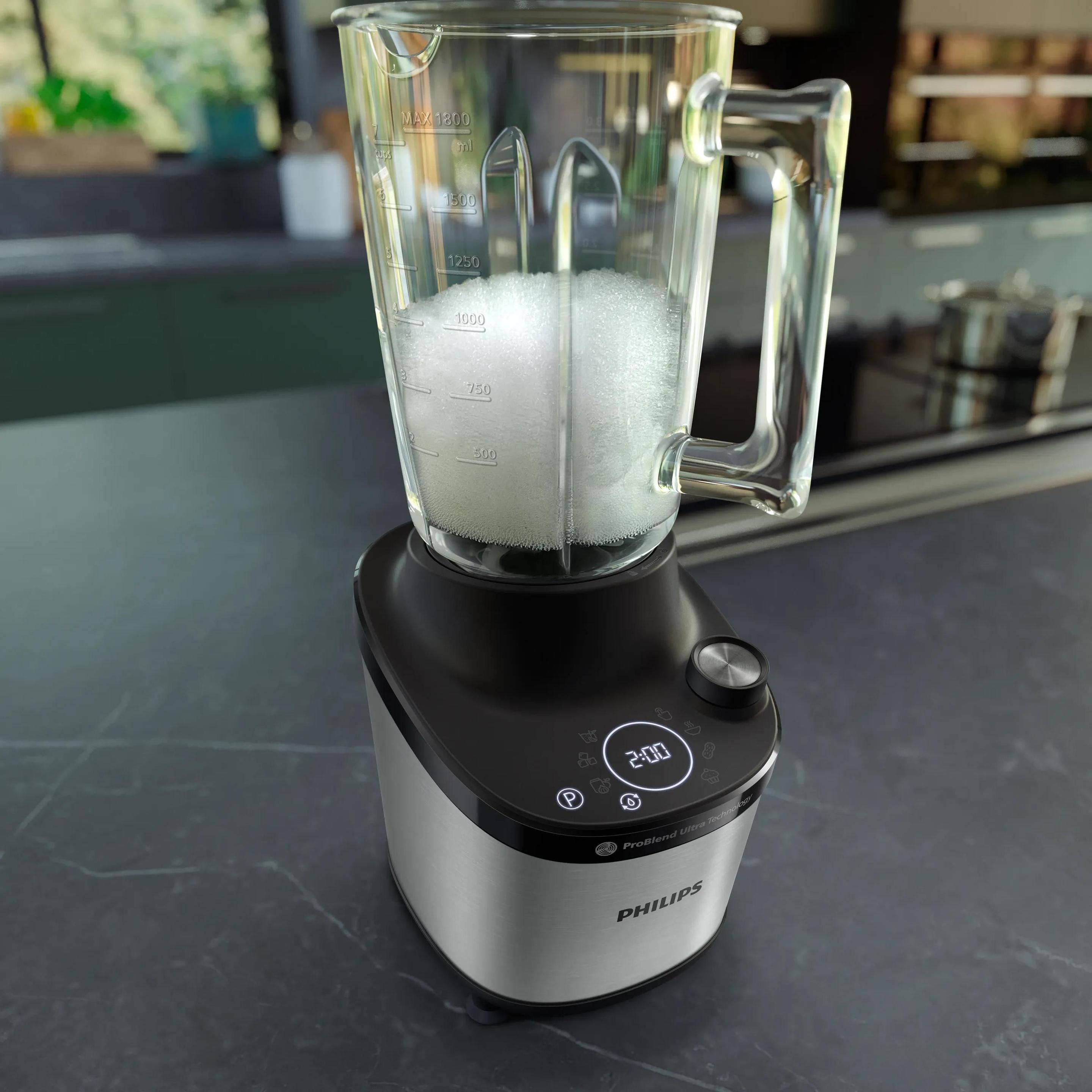 Liquidificadora PHILIPS Série 7000 HR3760/00 (Liquidificador - 1500 W - 22000 RPM - Preto e Metálico), miniatura 3