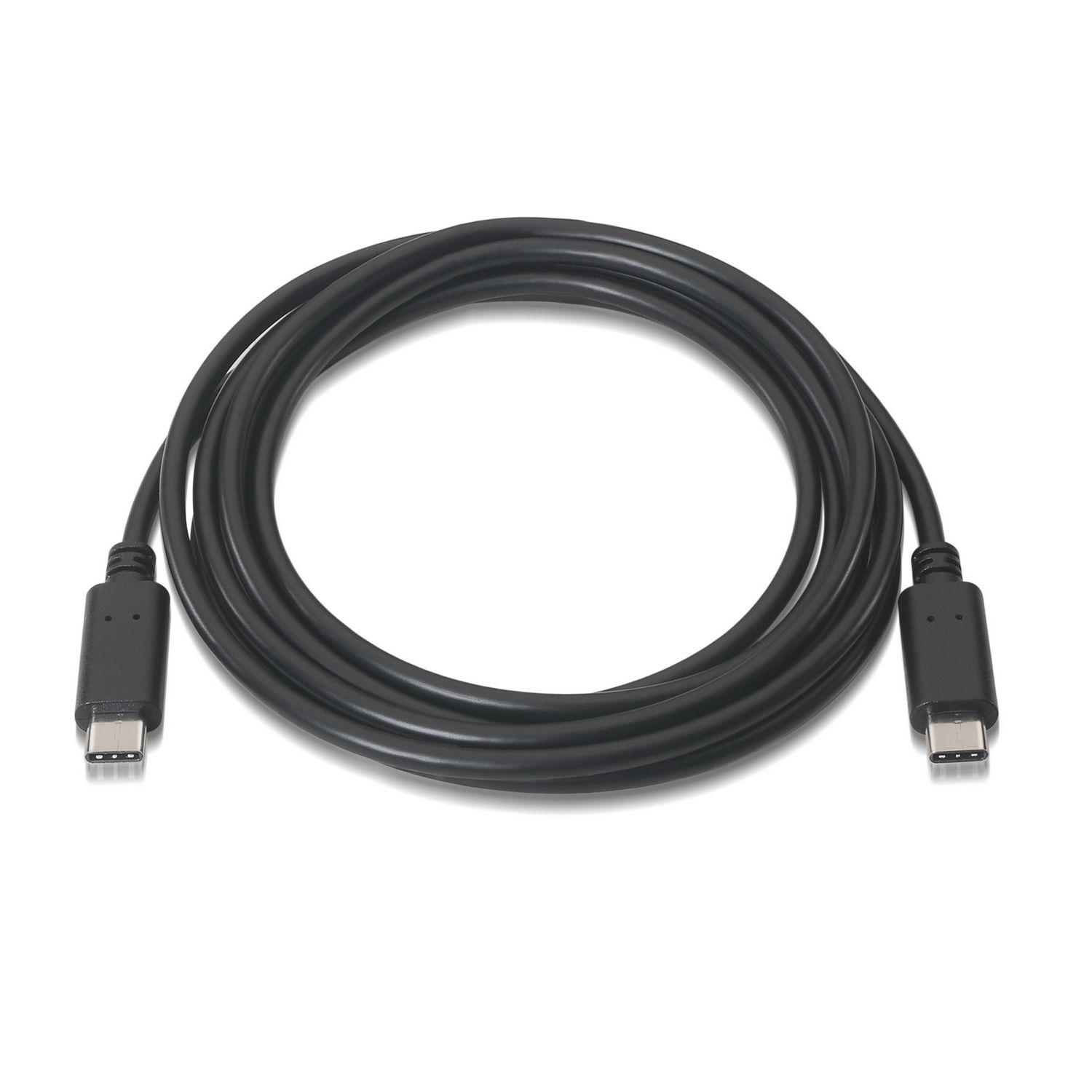 Cabo USB-C AISENS A107-0058 (3 m - USB C - Preto) — miniatura 2