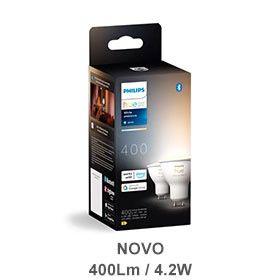 Lâmpada LED Inteligente PHILIPS Hue White Ambiance GU10 (Plástico - Branco) — miniatura 3