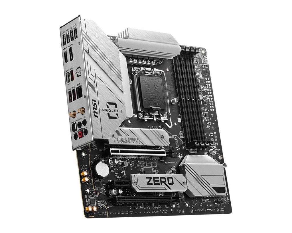 Motherboard MSI B760M PROJECT ZERO (LGA 1700 - micro ATX - DDR5-SDRAM) — miniatura 3