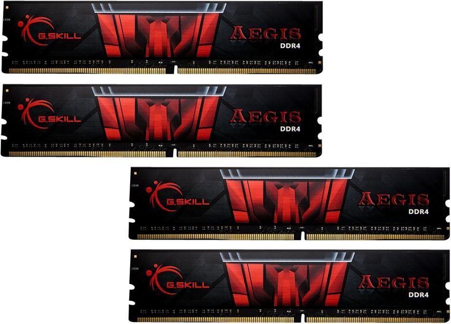 Memória RAM G.SKILL Aegis F4-3200C16Q-64GIS (3200 MHz - 64 GB - DIMM)