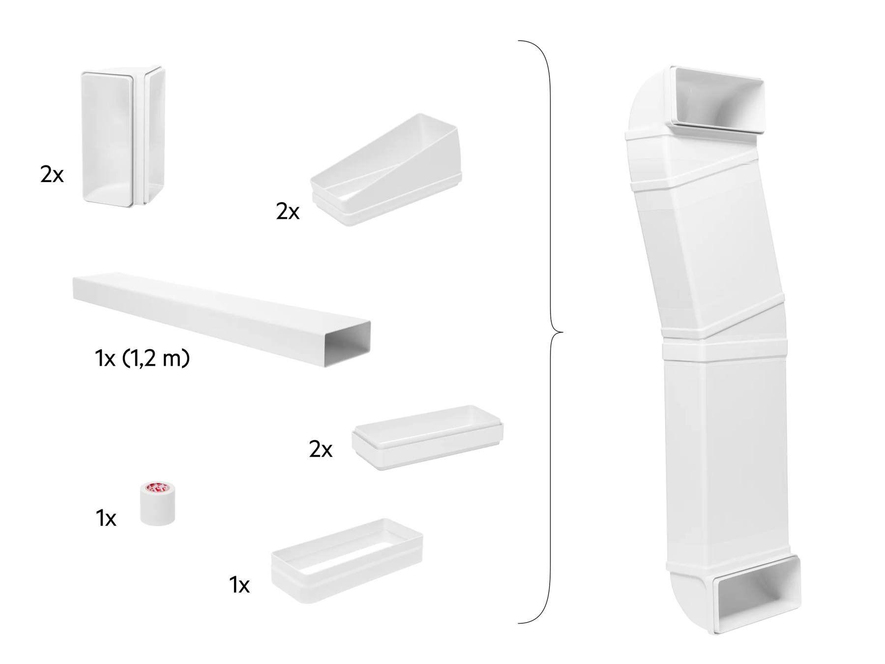 Conjunto de Circulação de Ar AEG M2CKCF01C (Branco)